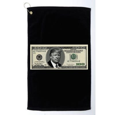 Trump Money Hundred Dollar Bill $100  Golf Towel