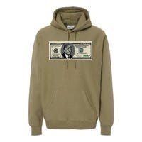 Trump Money Hundred Dollar Bill $100  Premium Hoodie