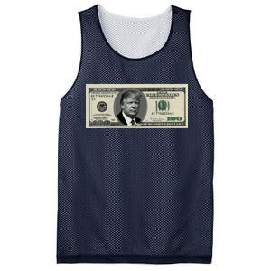 Trump Money Hundred Dollar Bill $100  Mesh Reversible Basketball Jersey Tank