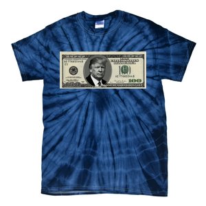 Trump Money Hundred Dollar Bill $100  Tie-Dye T-Shirt