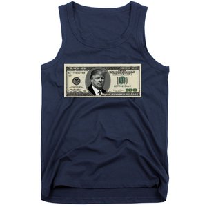 Trump Money Hundred Dollar Bill $100  Tank Top