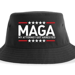 Trump My Attorney Got Arrested MAGA Sustainable Bucket Hat