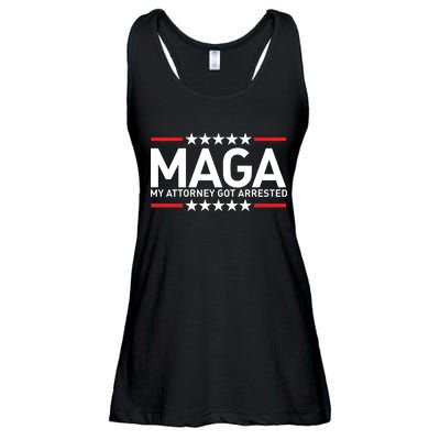 Trump My Attorney Got Arrested MAGA Ladies Essential Flowy Tank