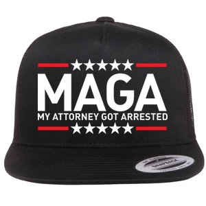 Trump My Attorney Got Arrested MAGA Flat Bill Trucker Hat