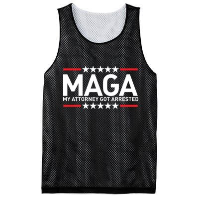 Trump My Attorney Got Arrested MAGA Mesh Reversible Basketball Jersey Tank