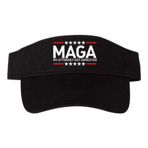 Trump My Attorney Got Arrested MAGA Valucap Bio-Washed Visor