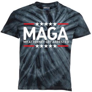 Trump My Attorney Got Arrested MAGA Kids Tie-Dye T-Shirt