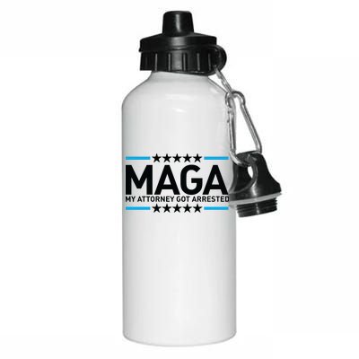 Trump My Attorney Got Arrested MAGA Aluminum Water Bottle