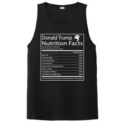 Trump Nutrition Facts Make America Great PosiCharge Competitor Tank