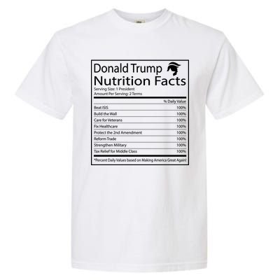 Trump Nutrition Facts Make America Great Garment-Dyed Heavyweight T-Shirt