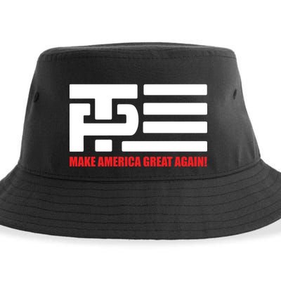 Trump Pence Flag Make America Great Again Sustainable Bucket Hat