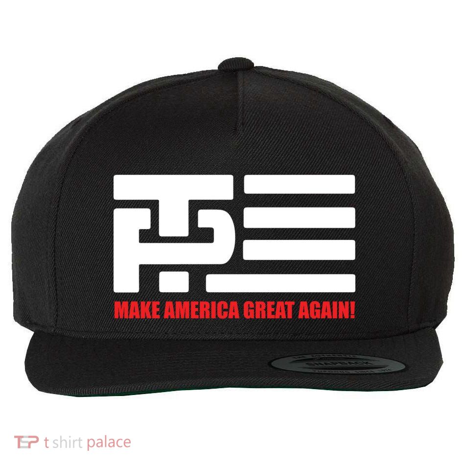 Trump Pence Flag Make America Great Again Wool Snapback Cap
