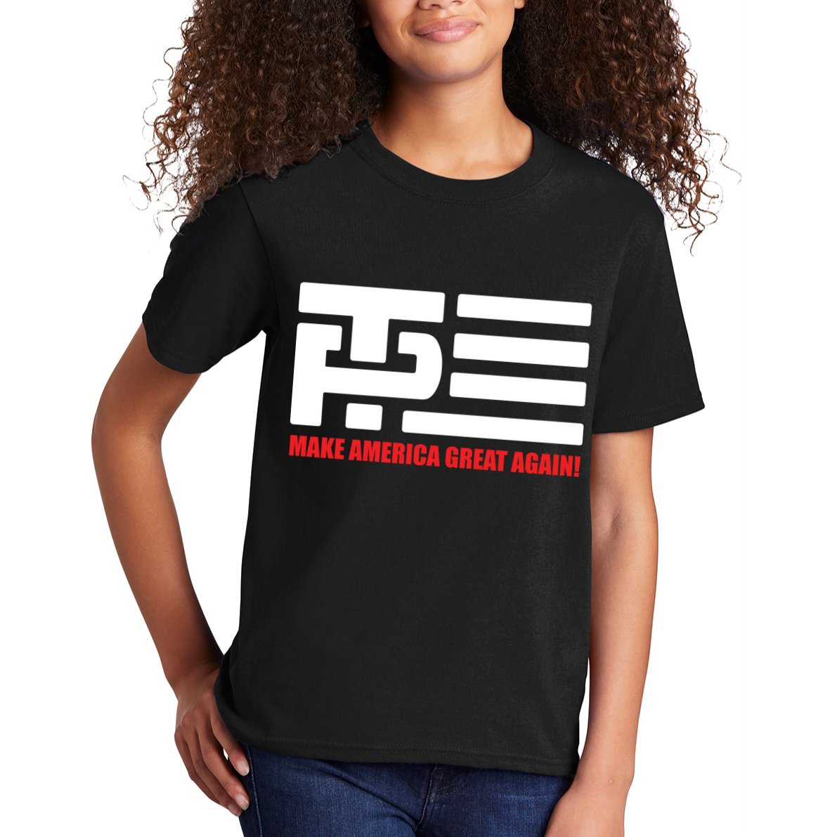 Trump Pence Flag Make America Great Again Kids T-Shirt