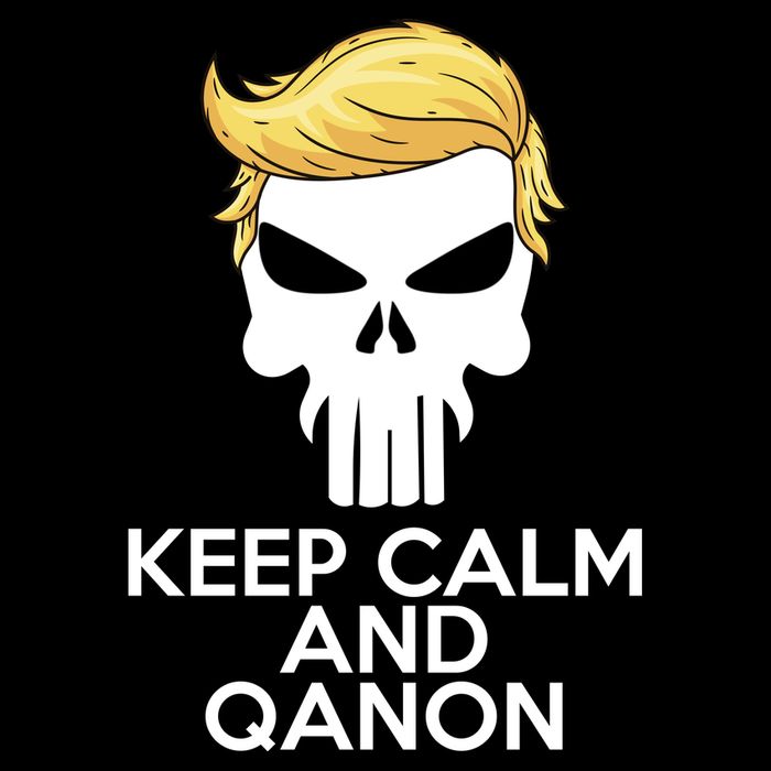 Trump Punisher Skull Keep Calm And Qanon Backpack