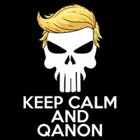 Trump Punisher Skull Keep Calm And Qanon Sustainable Bucket Hat