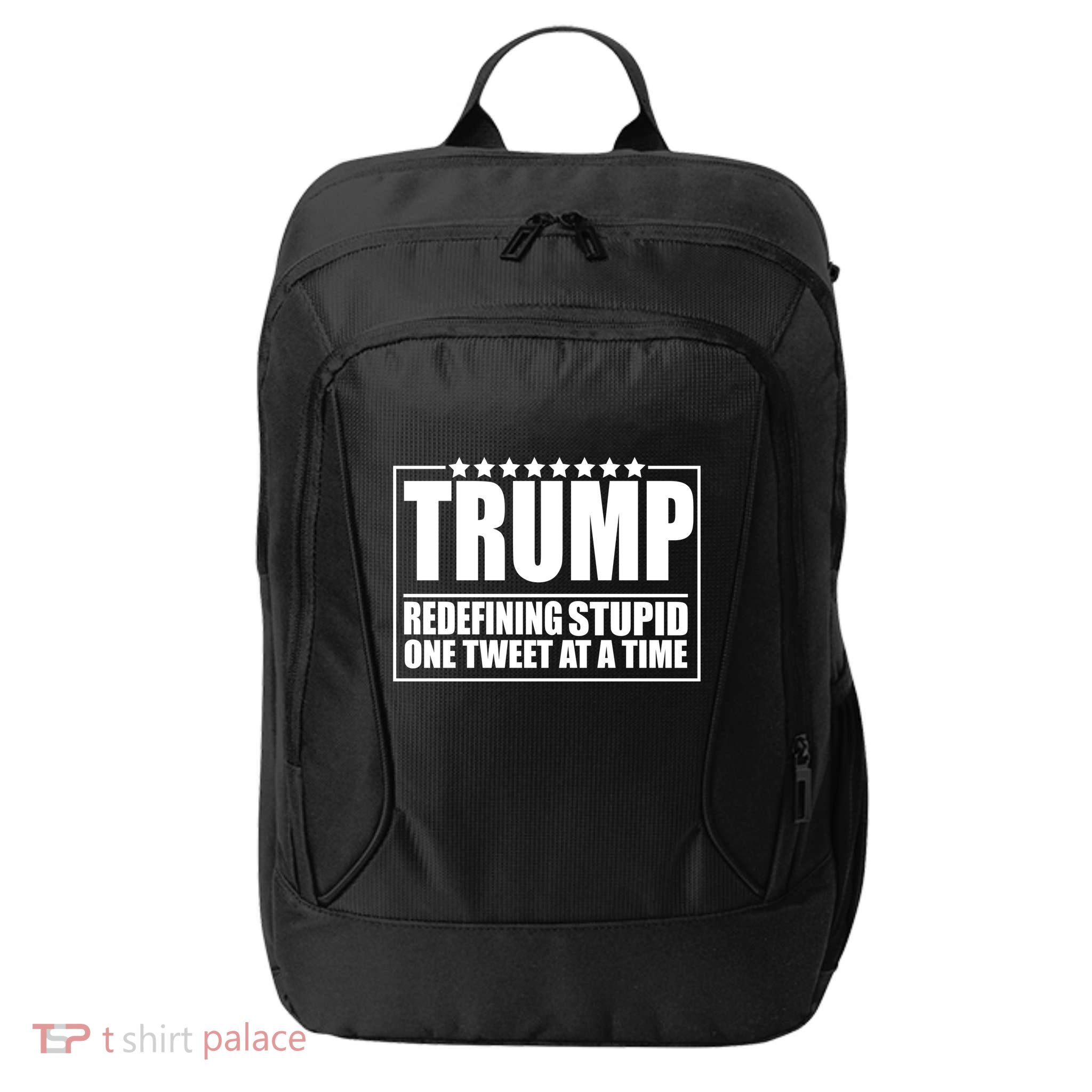 Trump Redefing Stupid One Tweet At A Time City Backpack