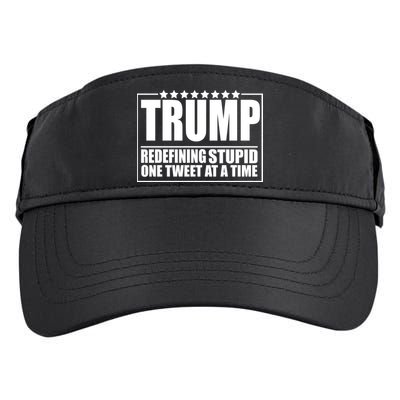 Trump Redefing Stupid One Tweet At A Time Adult Drive Performance Visor