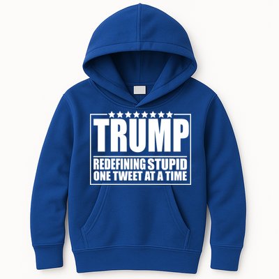 Trump Redefing Stupid One Tweet At A Time Kids Hoodie