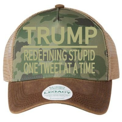 Trump Redefining Stupid Legacy Tie Dye Trucker Hat