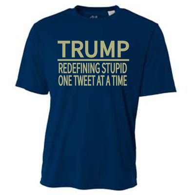 Trump Redefining Stupid Cooling Performance Crew T-Shirt