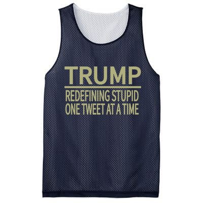 Trump Redefining Stupid Mesh Reversible Basketball Jersey Tank