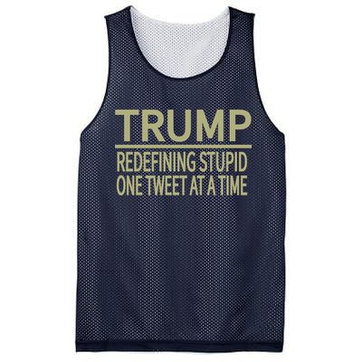 Trump Redefining Stupid Mesh Reversible Basketball Jersey Tank