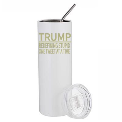 Trump Redefining Stupid Stainless Steel Tumbler