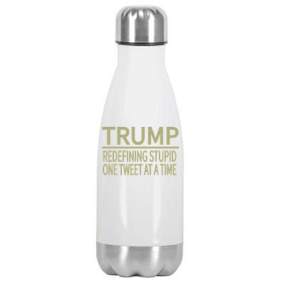 Trump Redefining Stupid Stainless Steel Insulated Water Bottle