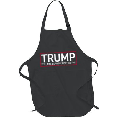 Trump Redefining Stupid One Tweet At A Time Apron