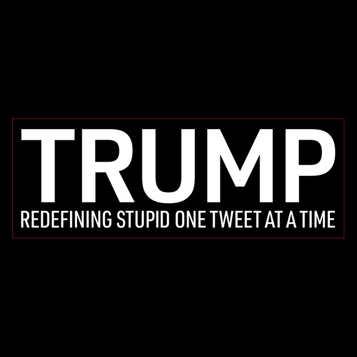 Trump Redefining Stupid One Tweet At A Time 7-Panel Snapback Hat