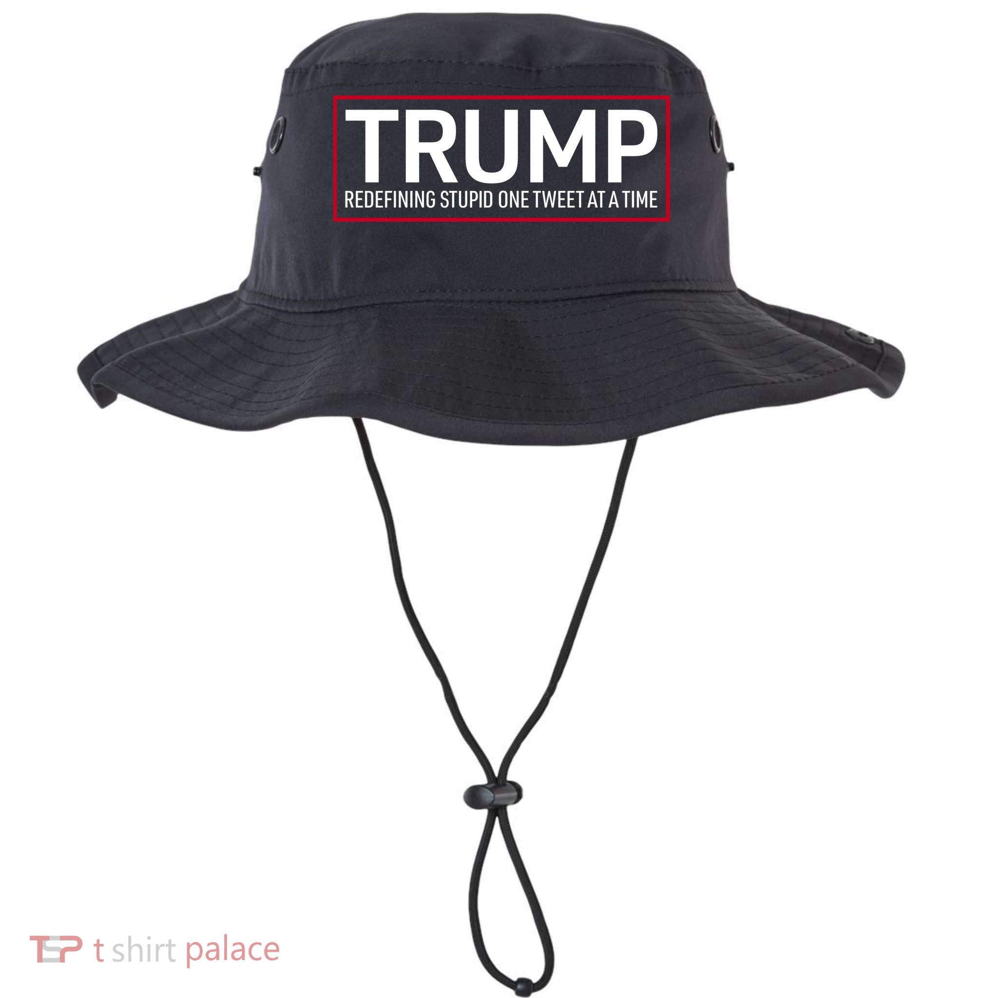 Trump Redefining Stupid One Tweet At A Time Bucket Hat