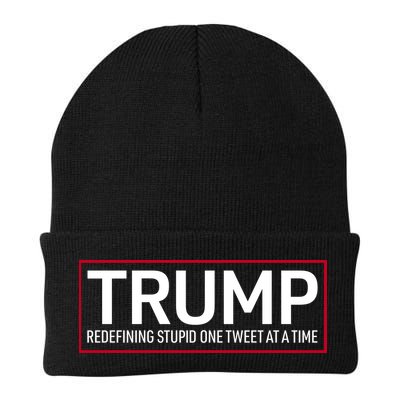 Trump Redefining Stupid One Tweet At A Time Beanie