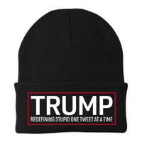 Trump Redefining Stupid One Tweet At A Time Beanie