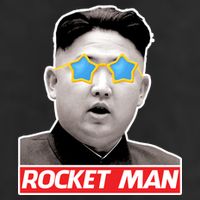 Trump Rocket Man Kim Jong Un Cool Comfort Performance Bucket Hat