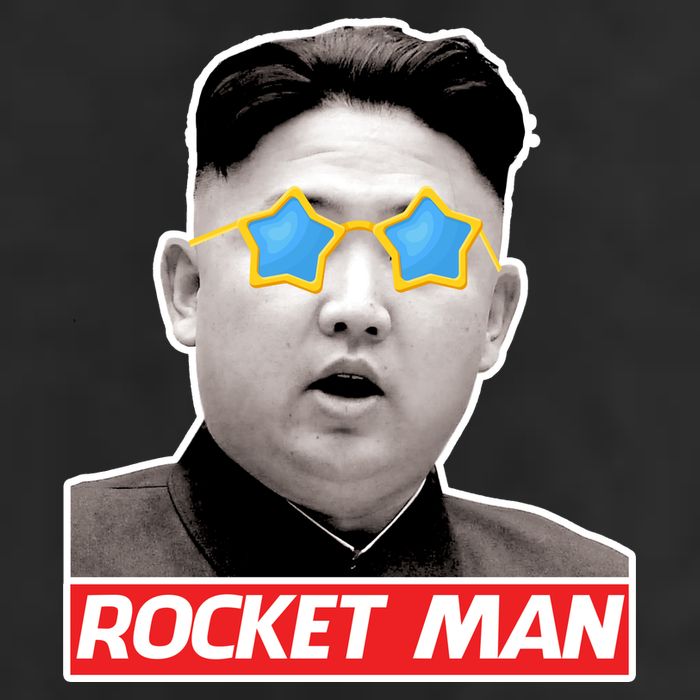 Trump Rocket Man Kim Jong Un Cool Comfort Performance Bucket Hat