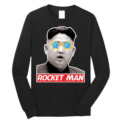 Trump Rocket Man Kim Jong Un Long Sleeve Shirt