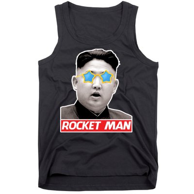 Trump Rocket Man Kim Jong Un Tank Top