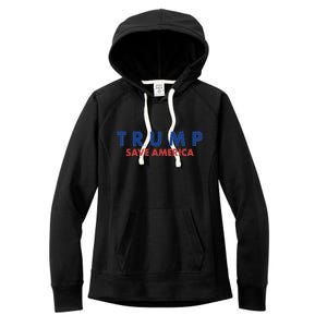 Trump Save American Logo Women's Fleece Hoodie