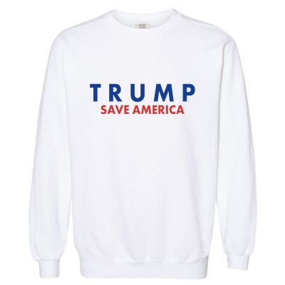 Trump Save American Logo Garment-Dyed Sweatshirt