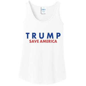 Trump Save American Logo Ladies Essential Tank