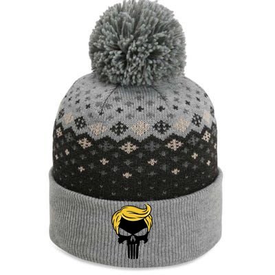 Trump Skull The Baniff Cuffed Pom Beanie