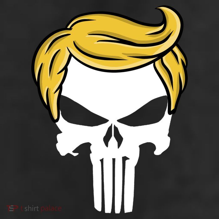 Trump Skull Garment-Dyed Heavyweight T-Shirt