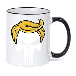 Trump Skull 11oz Black Color Changing Mug