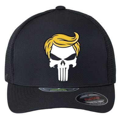 Trump Skull Flexfit Unipanel Trucker Cap