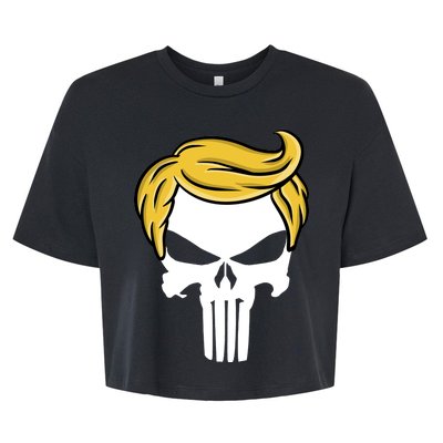 Trump Skull Bella+Canvas Jersey Crop Tee