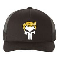 Trump Skull Yupoong Adult 5-Panel Trucker Hat