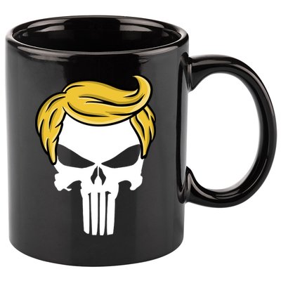 Trump Skull 11oz C Handle Ceramic Mug