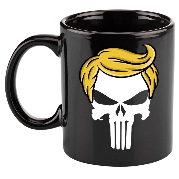 Trump Skull 11oz C Handle Ceramic Mug