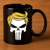 Trump Skull 11oz C Handle Ceramic Mug