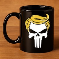 Trump Skull 11oz C Handle Ceramic Mug